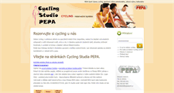 Desktop Screenshot of cycling.pepasport.cz