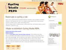 Tablet Screenshot of cycling.pepasport.cz